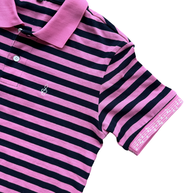 "Melody" Pink Noise Polo