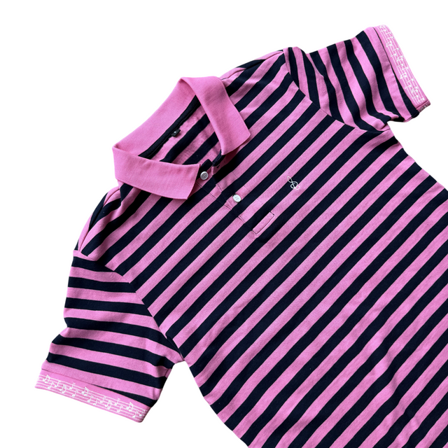 "Melody" Pink Noise Polo